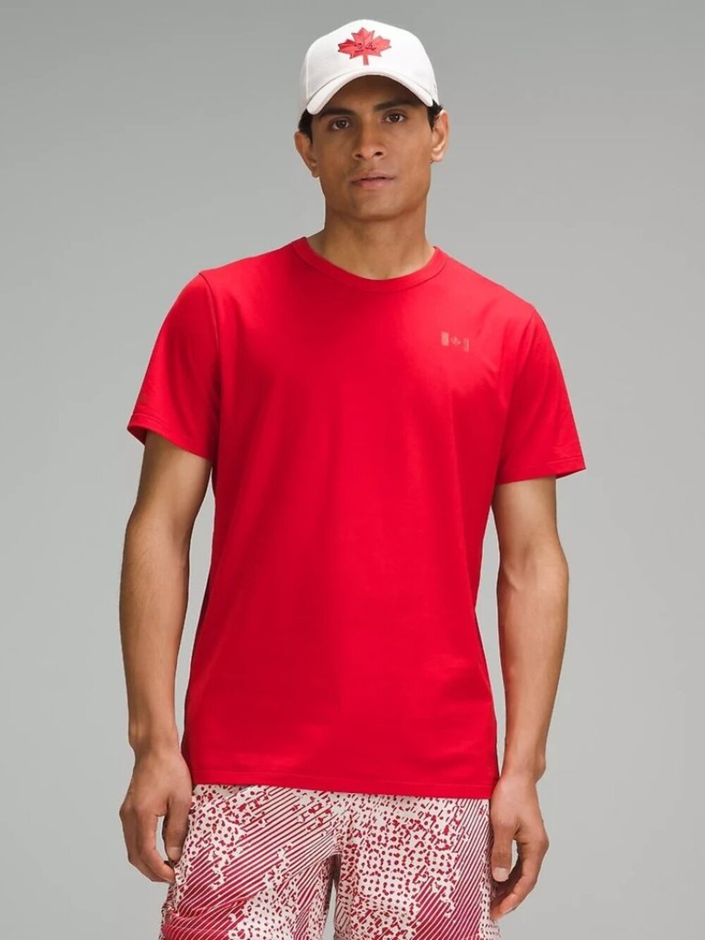 Lululemon Men's Team Canada Fundamental T-Shirt *COC Logo - Red